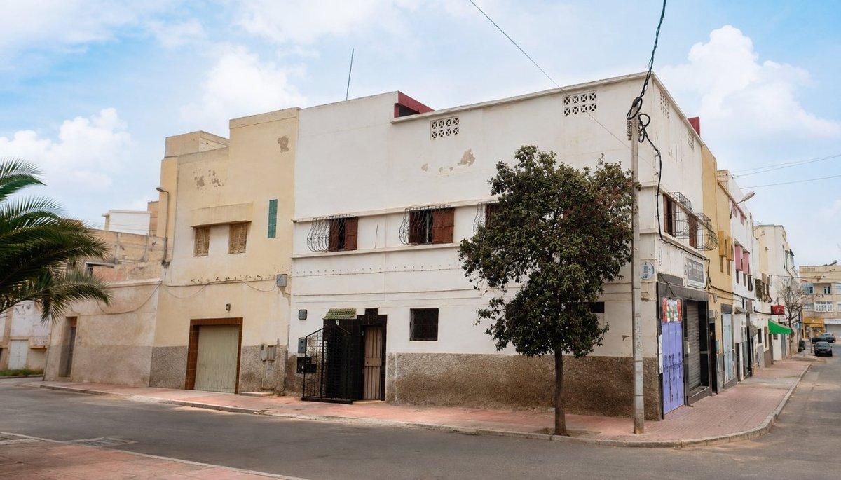 Maison titrée à vendre àbatoire Tildi Agadir – 72 m², 2 façades, 2 commerces, R+1 + terrasse